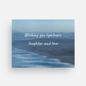 Wishing you Lightness, Laughter and Love Note Cards Set of 6